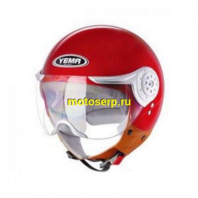 Купить  Шлем открытый байк со стеклом YEMA YM 602 / "YAMAPA" YM-605А или YM-611 и козырьком, цвет черный (L) (шт)  (0 купить с доставкой по Москве и России, цена, технические характеристики, комплектация фото  - motoserp.ru