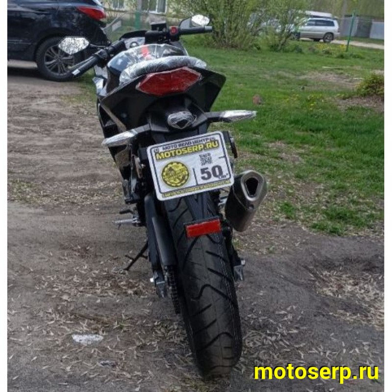 Купить  Мопед YAMASAKI SCORPION RS 2025г. рестайлинг, 4Т; 50cc; колеса 17"литые; 4пер, эл. старт; ЧЕРНЫЙ (шт) 01250 купить с доставкой по Москве и России, цена, технические характеристики, комплектация фото  - motoserp.ru