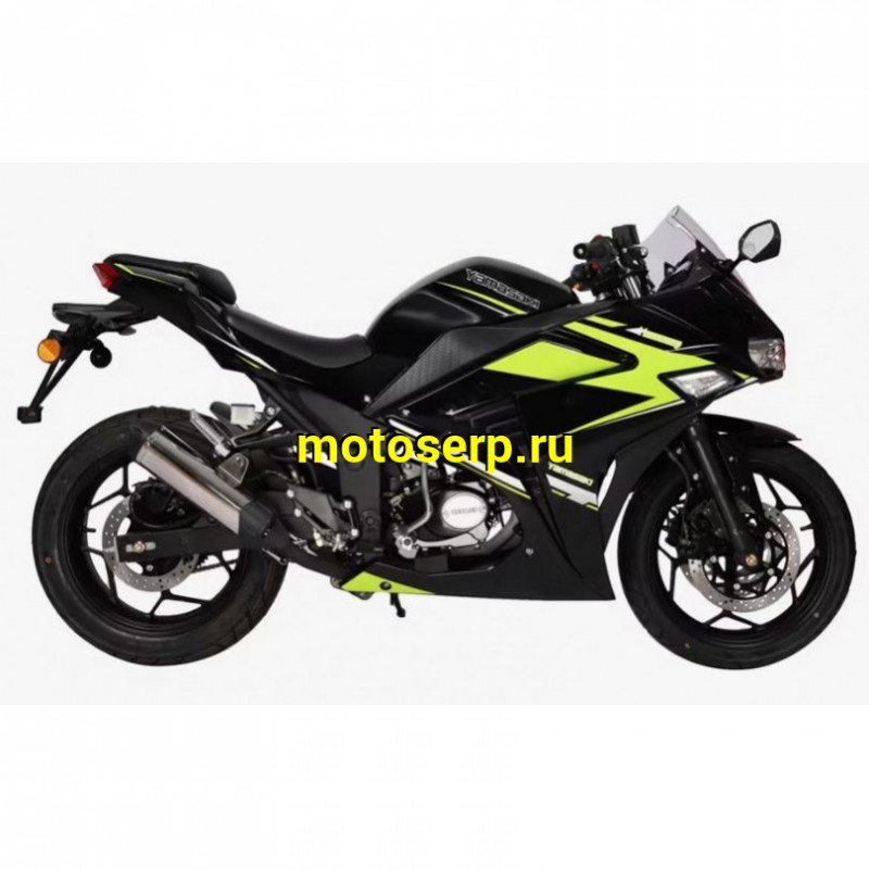 Купить  Мопед YAMASAKI SCORPION RS 2025г. рестайлинг. ЧЕРНЫЙ 4Т; 50cc; колеса 17"литые; 4пер, эл. старт; (шт) 01250 купить с доставкой по Москве и России, цена, технические характеристики, комплектация фото  - motoserp.ru