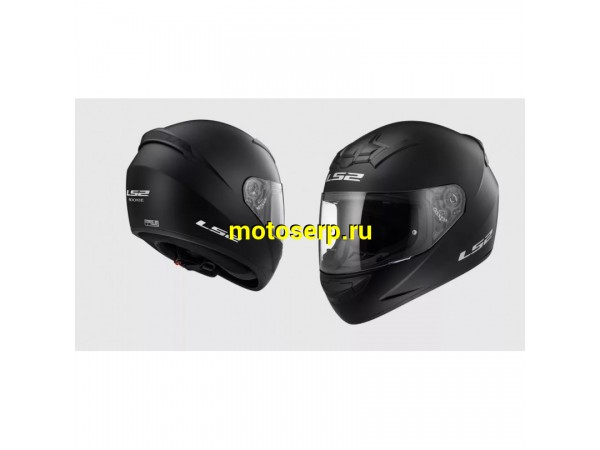 Купить  ====Шлем закрытый  LS2 FF352 SINGLE MONO MATT BLACK интеграл (шт) (LS2 купить с доставкой по Москве и России, цена, технические характеристики, комплектация фото  - motoserp.ru
