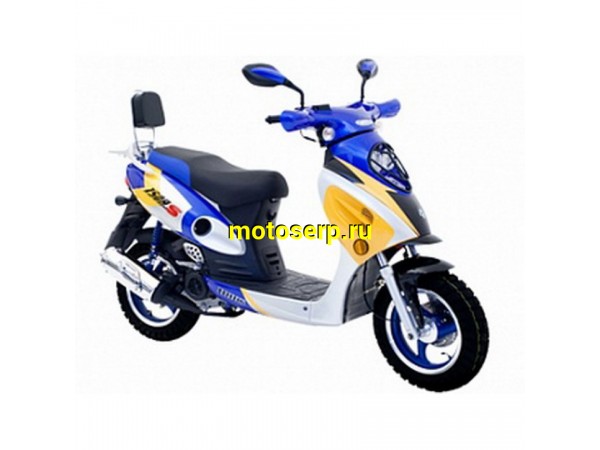Купить  ====Скутер IRBIS Z50RS (Ирбис Зет 50 Эр Эс) 2так; 50cc; (2 аморт.) дисковый тормоз; спинка; литые колеса 12"; внедорожная резина (шт)  купить с доставкой по Москве и России, цена, технические характеристики, комплектация фото  - motoserp.ru