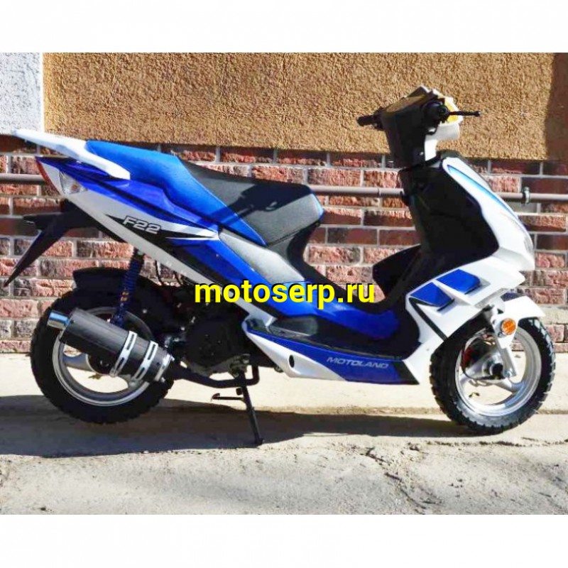 Купить  ====Скутер MOTOLAND F22 4T, 50cc, литые колеса 12"; дисковый тормоз; сигнал и дист. запуском (шт) 0800 (ML 2221 купить с доставкой по Москве и России, цена, технические характеристики, комплектация фото  - motoserp.ru