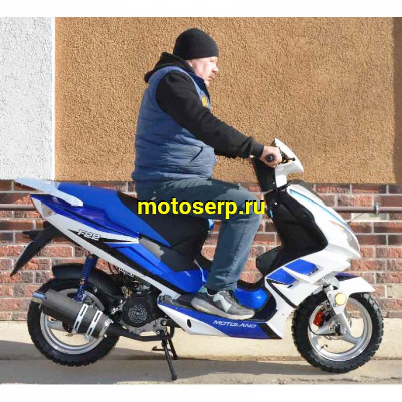 Купить  ====Скутер MOTOLAND F22 4T, 50cc, литые колеса 12"; дисковый тормоз; сигнал и дист. запуском (шт) 0800 (ML 2221 купить с доставкой по Москве и России, цена, технические характеристики, комплектация фото  - motoserp.ru