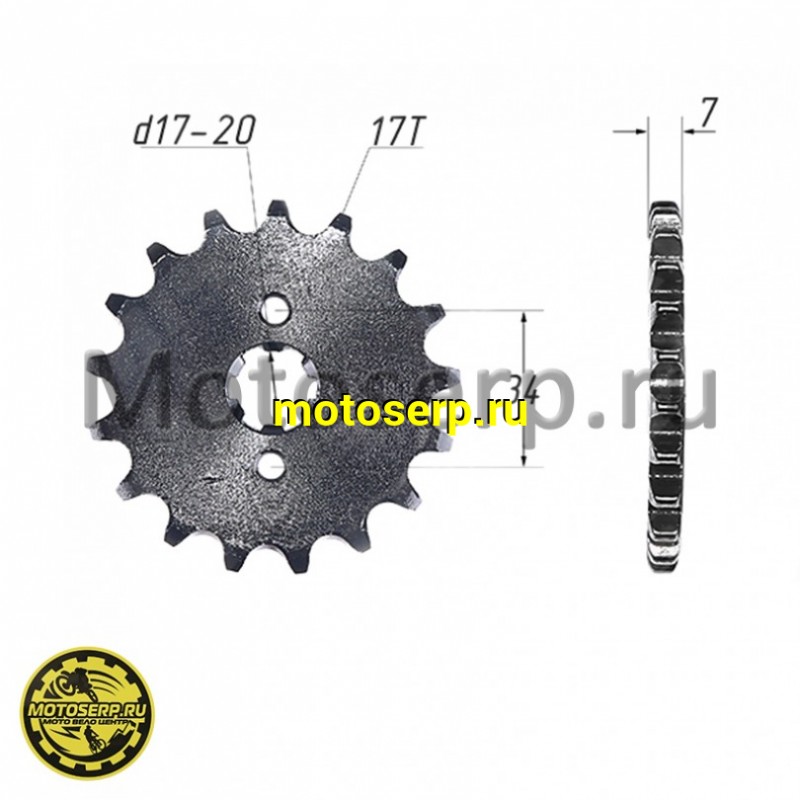 Купить  Звезда ведущая (428-17) 156-164FML (125-250cc) (шт) (ML 5554 (MT C-969 (MM 25805 (Regul RM-102014 купить с доставкой по Москве и России, цена, технические характеристики, комплектация фото  - motoserp.ru