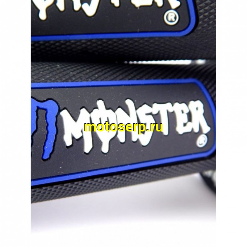 Купить  Ручки руля (грипсы) Кросс Monster (чёрно- синие) (пара) (ML 5543  купить с доставкой по Москве и России, цена, технические характеристики, комплектация фото  - motoserp.ru