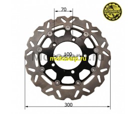 Диск тормозной передний (300x100) (отв:5x70) FALCON SPEEDFIRE 250cc (шт) (MM 92253