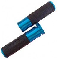 motoserp.ru - Ручки руля (ручка газа + левая) (грипсы) цветные 1819 (HF4043) металл (типа 4037 Jambo) синие (пар.) (MM 22264 - МотоВелоЦентр г.Серпухов