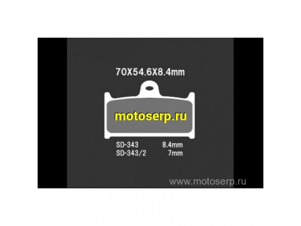 Купить  Тормозные колодки VD 343JL 00386 VESRAH дисковые JP (компл) (MRM купить с доставкой по Москве и России, цена, технические характеристики, комплектация фото  - motoserp.ru