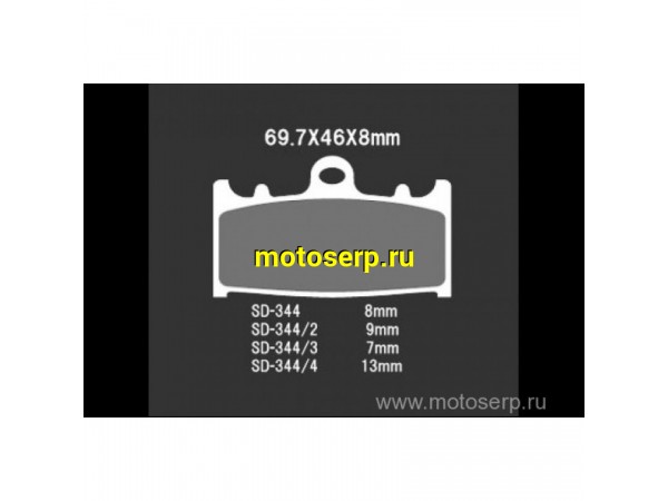 Купить  Тормозные колодки VD 344RJL 08203 VESRAH дисковые JP (компл) (MRM купить с доставкой по Москве и России, цена, технические характеристики, комплектация фото  - motoserp.ru