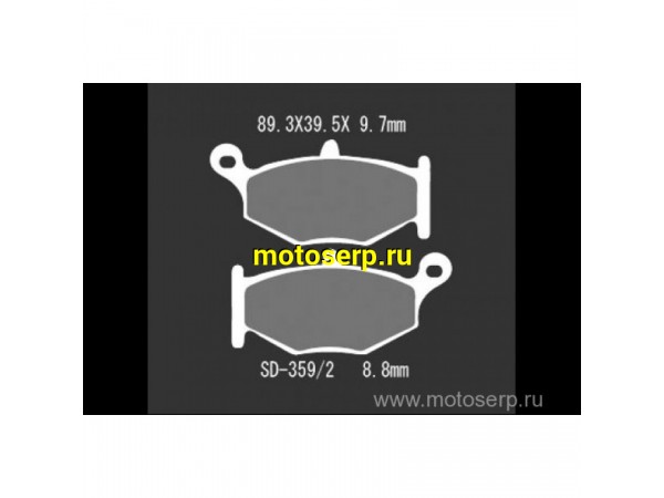 Купить  Тормозные колодки VD 359JL 34801 VESRAH дисковые JP (компл) (MRM купить с доставкой по Москве и России, цена, технические характеристики, комплектация фото  - motoserp.ru