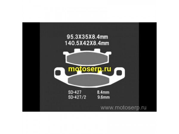 Купить  Тормозные колодки VD 427JL 00370 VESRAH дисковые JP (компл) (MRM купить с доставкой по Москве и России, цена, технические характеристики, комплектация фото  - motoserp.ru