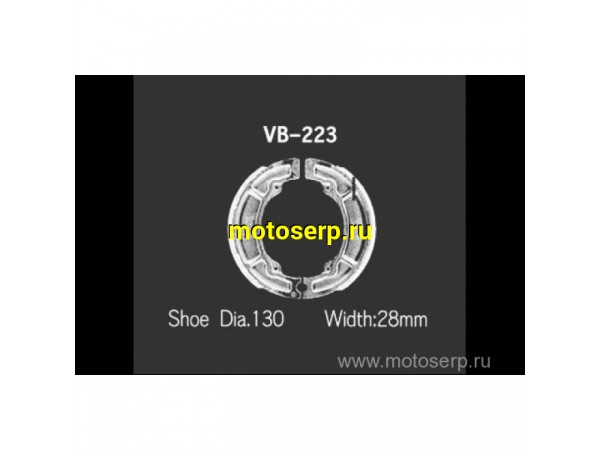 Купить  Тормозные колодки VB 223 VESRAH барабанные 00431 JP (компл) (MRM купить с доставкой по Москве и России, цена, технические характеристики, комплектация фото  - motoserp.ru