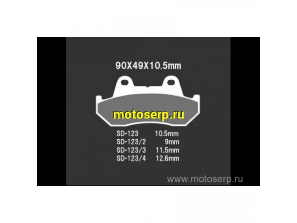 Купить  Тормозные колодки VD 123/3JL  00390 VESRAH дисковые JP (компл) (MRM купить с доставкой по Москве и России, цена, технические характеристики, комплектация фото  - motoserp.ru