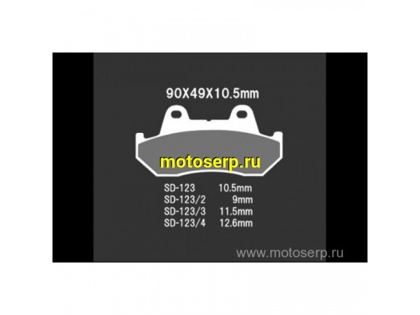 Купить  Тормозные колодки VD 123JL 00387 VESRAH дисковые JP (компл) (MRM купить с доставкой по Москве и России, цена, технические характеристики, комплектация фото  - motoserp.ru