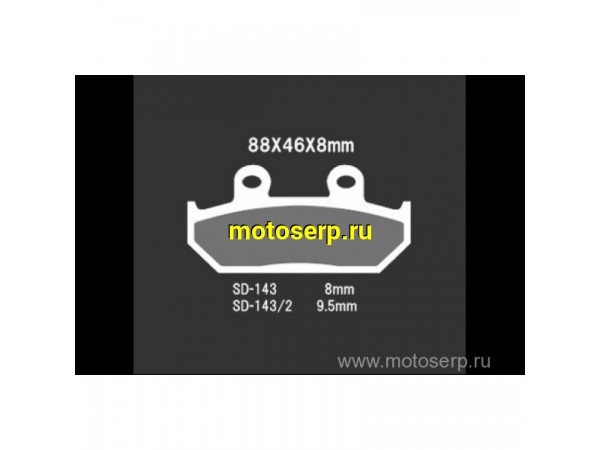 Купить  Тормозные колодки VD 143/2JL 00399 VESRAH дисковые JP (компл) (MRM купить с доставкой по Москве и России, цена, технические характеристики, комплектация фото  - motoserp.ru