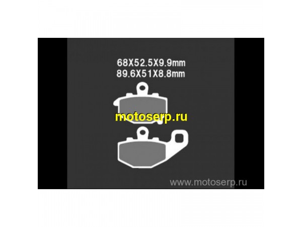 Купить  Тормозные колодки VD 434JL 00403 VESRAH, EBC FA192HH, SBS 687LS  дисковые JP (компл) (MRM купить с доставкой по Москве и России, цена, технические характеристики, комплектация фото  - motoserp.ru