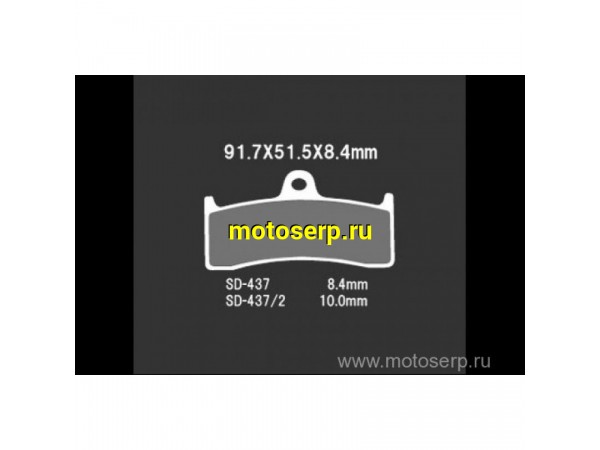 Купить  Тормозные колодки VD 437JL 00427 VESRAH дисковые JP (компл) (MRM купить с доставкой по Москве и России, цена, технические характеристики, комплектация фото  - motoserp.ru