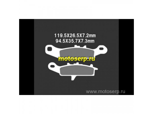 Купить  Тормозные колодки VD 442JL 28633 VESRAH дисковые JP (компл) (MRM купить с доставкой по Москве и России, цена, технические характеристики, комплектация фото  - motoserp.ru