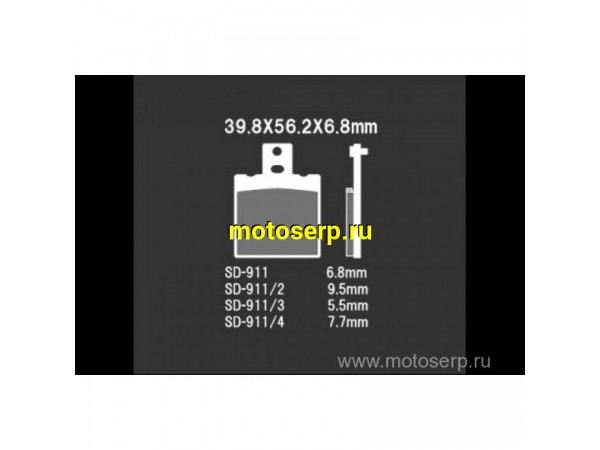 Купить  Тормозные колодки VD 911JL 34804 VESRAH дисковые JP (компл) (MRM купить с доставкой по Москве и России, цена, технические характеристики, комплектация фото  - motoserp.ru