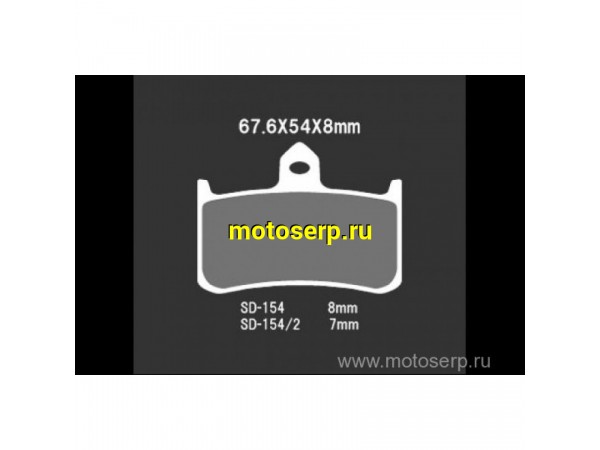 Купить  Тормозные колодки VD 154JL 00407 VESRAH дисковые JP (компл) (MRM купить с доставкой по Москве и России, цена, технические характеристики, комплектация фото  - motoserp.ru