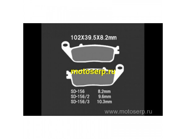 Купить  Тормозные колодки VD 156JL 00368 VESRAH дисковые JP (компл) (MRM купить с доставкой по Москве и России, цена, технические характеристики, комплектация фото  - motoserp.ru