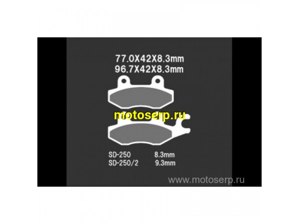 Купить  Тормозные колодки VD 250/2JL	01189 VESRAH дисковые JP (компл) (MRM купить с доставкой по Москве и России, цена, технические характеристики, комплектация фото  - motoserp.ru