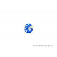 motoserp.ru - Светоотражатель, Значок световозвращающий "Глобус",  Ø 55мм, COVA™ Вело (шт) - МотоВелоЦентр г.Серпухов