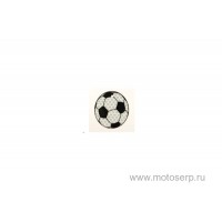 motoserp.ru - Светоотражатель, Значок световозвращающий "Футбольный мяч",  Ø 55мм, COVA™ Вело (шт) - МотоВелоЦентр г.Серпухов