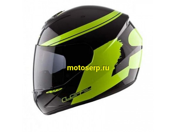 Купить  ====Шлем закрытый  LS2 FF351  FLUO BLACK HI-VIS YELLOW интеграл (шт) (LS2 купить с доставкой по Москве и России, цена, технические характеристики, комплектация фото  - motoserp.ru