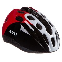 motoserp.ru - Шлем вело М (52-56 см) STG HB5-3 черно - красно - белый  (шт)  (Грат Вест Х89033 - МотоВелоЦентр г.Серпухов