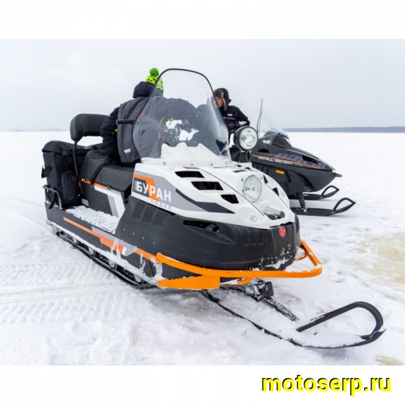 Купить  Снегоход RM БУРАН ЛИДЕР АДЕ 635cc, 2-хтакт., возд. охлажд., с эл.старт.,34 л.с. (С ПСМ) БЕЗ АКБ (шт) купить с доставкой по Москве и России, цена, технические характеристики, комплектация фото  - motoserp.ru