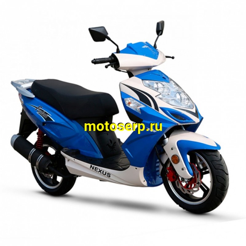 Купить  ====Скутер Nexus Fantom 150 (Фантом 150) 2х местн, 4-х тактн., 150cc, кол 13&quot;, дисков тормоз (шт) купить с доставкой по Москве и России, цена, технические характеристики, комплектация фото  - motoserp.ru