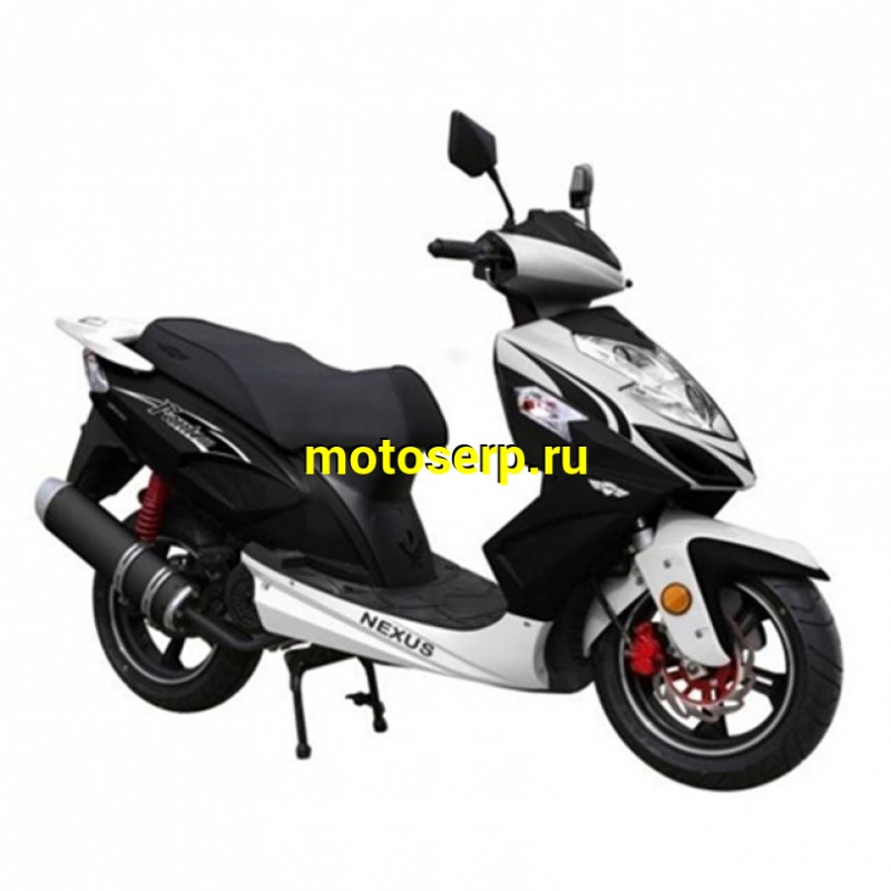 Купить  ====Скутер Nexus Fantom 150 (Фантом 150) 2х местн, 4-х тактн., 150cc, кол 13&quot;, дисков тормоз (шт) купить с доставкой по Москве и России, цена, технические характеристики, комплектация фото  - motoserp.ru