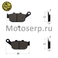 motoserp.ru - Колодки тормозные задние CB400 с1989-2004 год (пара)  (ML 6785 (MM 44871 - МотоВелоЦентр г.Серпухов