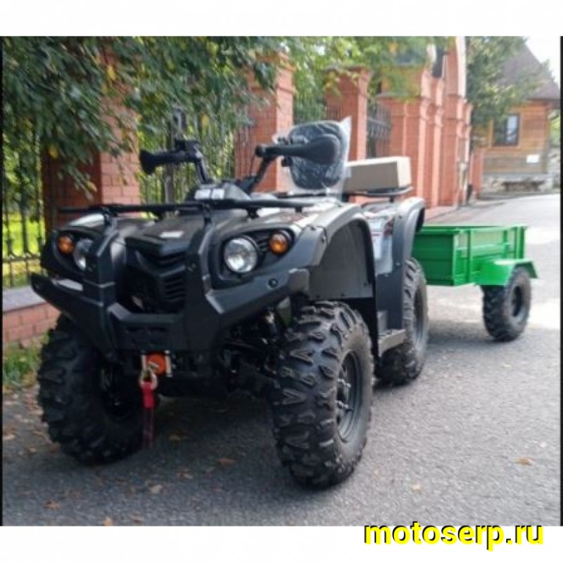Купить  Прицеп металический для сцепки с ATV 1350х1050х325 мм, 300кг, фаркоп, колеса 8  (шт) (MM 96779 купить с доставкой по Москве и России, цена, технические характеристики, комплектация фото  - motoserp.ru