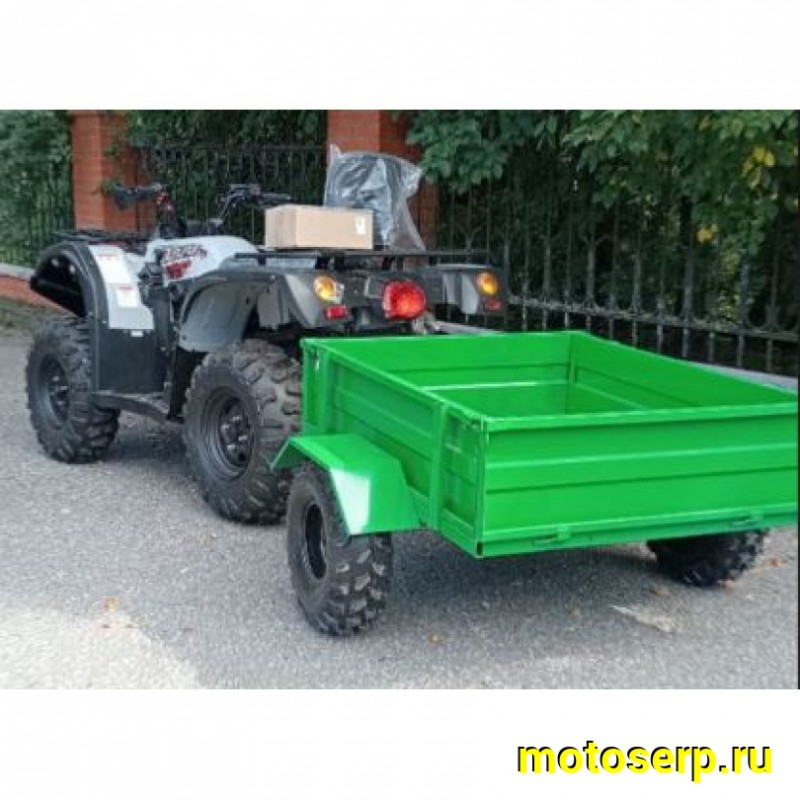 Купить  Прицеп металический для сцепки с ATV 1350х1050х325 мм, 300кг, фаркоп, колеса 8  (шт) (MM 96779 купить с доставкой по Москве и России, цена, технические характеристики, комплектация фото  - motoserp.ru