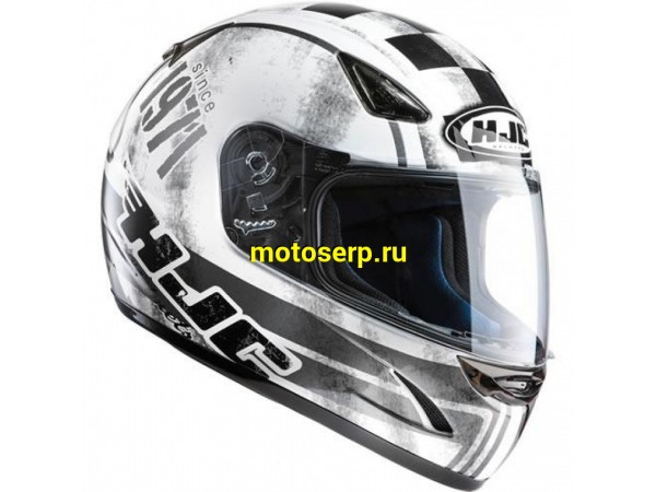 Купить  ====Шлем закрытый HJC CS14 CHECK71 MC5 M 60536 (шт) JP купить с доставкой по Москве и России, цена, технические характеристики, комплектация фото  - motoserp.ru