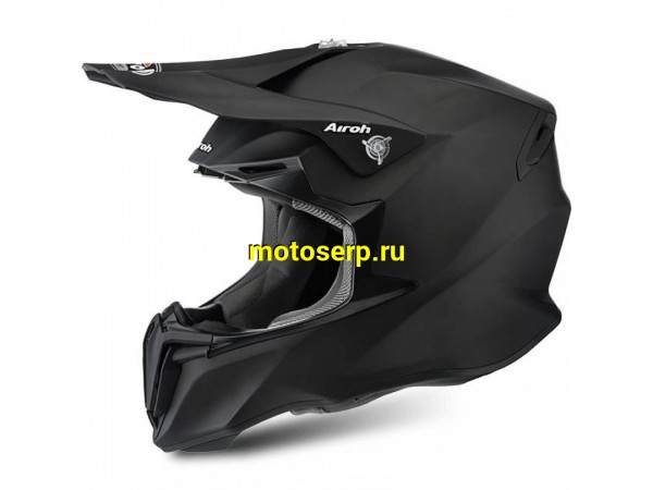 Купить  ====Шлем Кросс AIROH TWIST COLOR BLACK MATT M JP 1250гр. (шт)  купить с доставкой по Москве и России, цена, технические характеристики, комплектация фото  - motoserp.ru