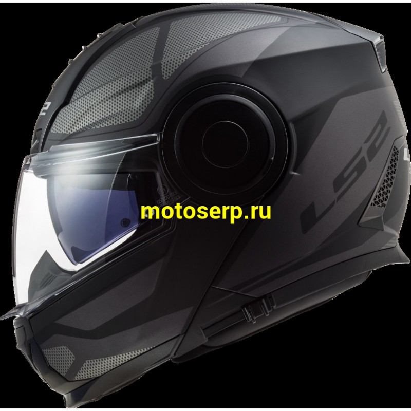 Купить  Шлем трансформер (модуляр) LS2 FF902 SCOPE AXIS Black Titanium XL (шт) (LS2 купить с доставкой по Москве и России, цена, технические характеристики, комплектация фото  - motoserp.ru