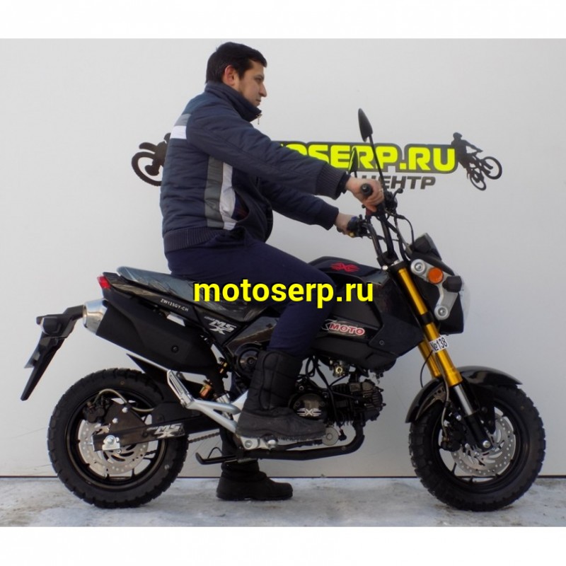 Купить  ====Мотоцикл ABM MSX125, 125сс, 4т., 8.5 л.с., 4 КПП,  п/автомат. сцепление, литые колеса 120/70-13, диск. тормоз (шт)  купить с доставкой по Москве и России, цена, технические характеристики, комплектация фото  - motoserp.ru