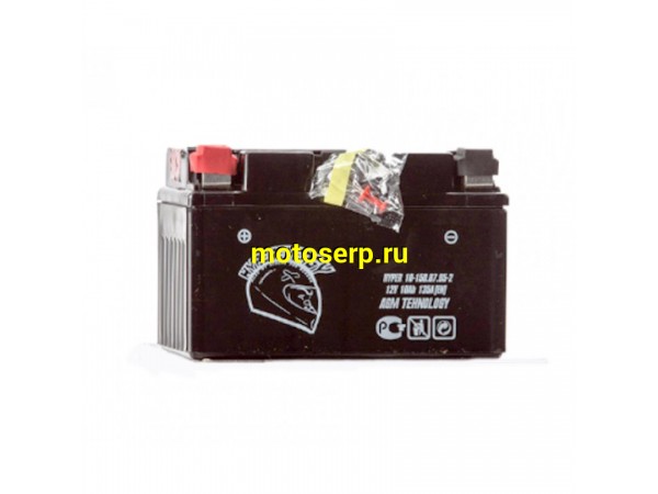 Купить  Аккумулятор 12в 10а (150х87х93) YTZ10S (низкий) HyperEnergy (шт)  (0 купить с доставкой по Москве и России, цена, технические характеристики, комплектация фото  - motoserp.ru