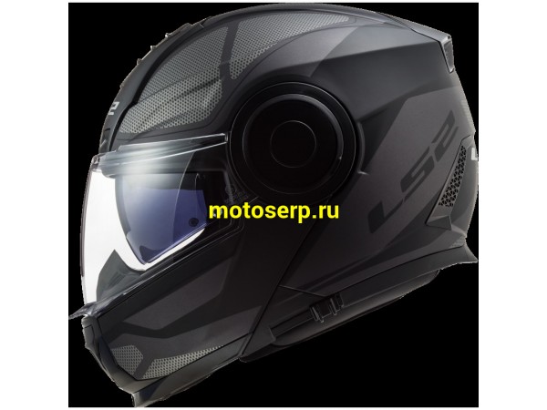 Купить  Шлем трансформер (модуляр) LS2 FF902 SCOPE AXIS Black Titanium L (шт) (LS2 купить с доставкой по Москве и России, цена, технические характеристики, комплектация фото  - motoserp.ru