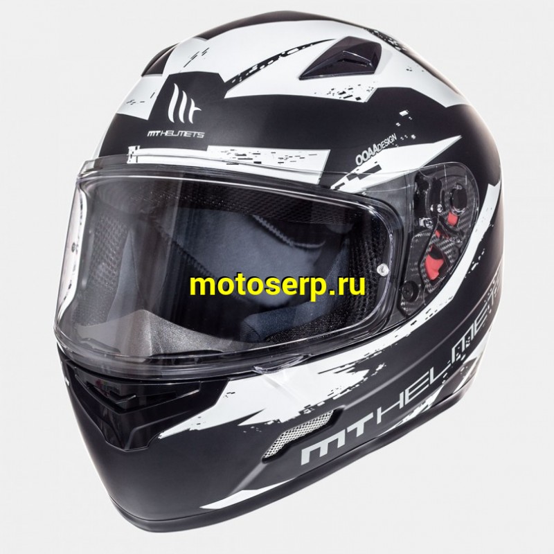 Купить  ====Шлем закрытый MT MUGELLO MATT BLACK WHITE (шт) (LS2 купить с доставкой по Москве и России, цена, технические характеристики, комплектация фото  - motoserp.ru