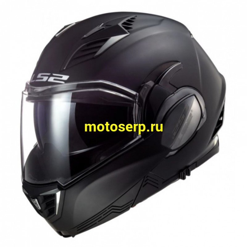 Купить  Шлем трансформер (модуляр) LS2 FF900 VALIANT II SOLID Matt Black (L) (шт) (LS2 купить с доставкой по Москве и России, цена, технические характеристики, комплектация фото  - motoserp.ru