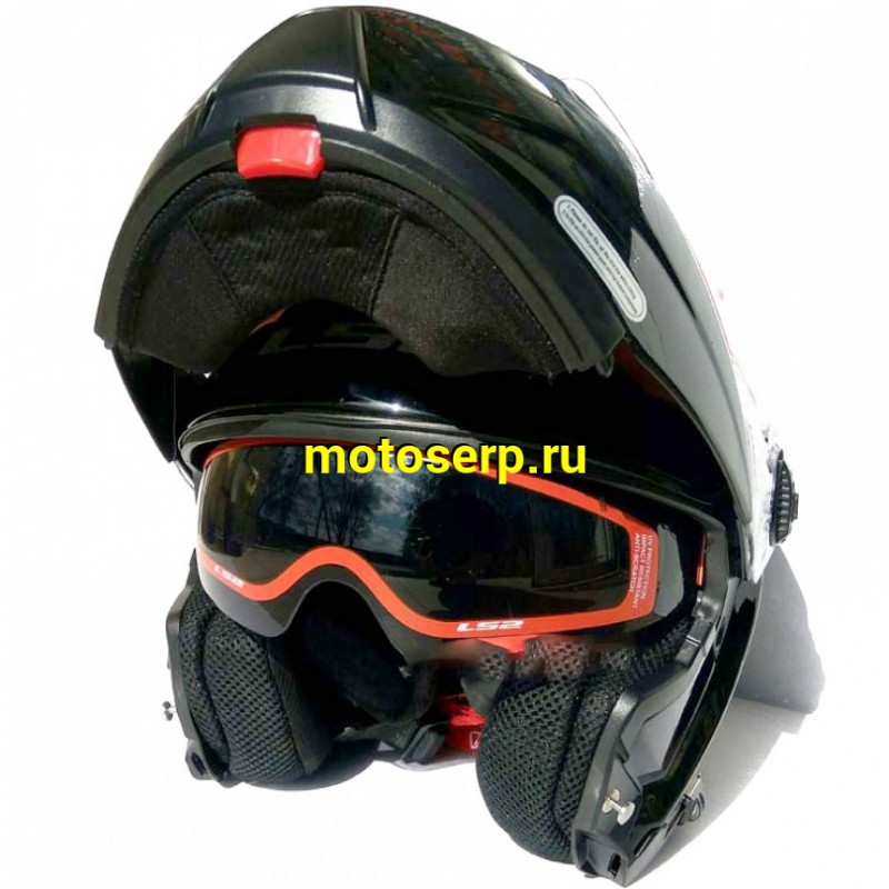 Купить  ====Шлем трансформер (модуляр) LS2 FF325 STROBE GLOSS BLACK (шт) (0 купить с доставкой по Москве и России, цена, технические характеристики, комплектация фото  - motoserp.ru