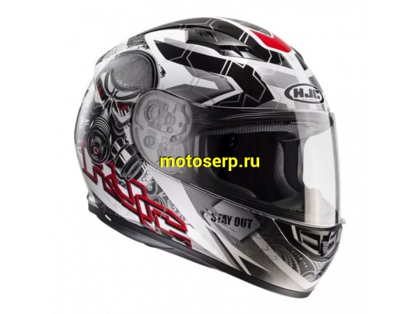 Купить  ====Шлем закрытый HJC CS15 RAFU MC1 XS, 84694 (шт) (0 купить с доставкой по Москве и России, цена, технические характеристики, комплектация фото  - motoserp.ru