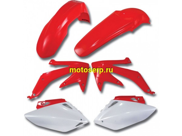 Купить  Пластик комплект UFO Honda CRF450R (2007-2009), цвет Оригинал (компл) (JP купить с доставкой по Москве и России, цена, технические характеристики, комплектация фото  - motoserp.ru