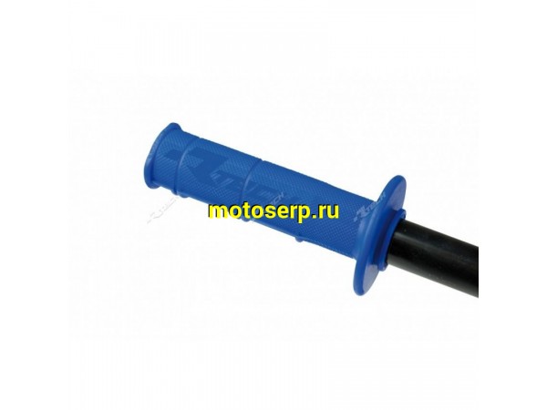 Купить  Ручки руля (грипсы) RTech Soft Grips 115мм синие R-MPR000BL014 JP (компл)  купить с доставкой по Москве и России, цена, технические характеристики, комплектация фото  - motoserp.ru