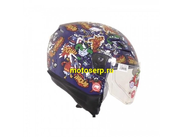 Купить  ====Шлем открытый байк со стеклом (Детский) SHIRO SH-20 Supersheepmix p-p YS (шт) (0 купить с доставкой по Москве и России, цена, технические характеристики, комплектация фото  - motoserp.ru