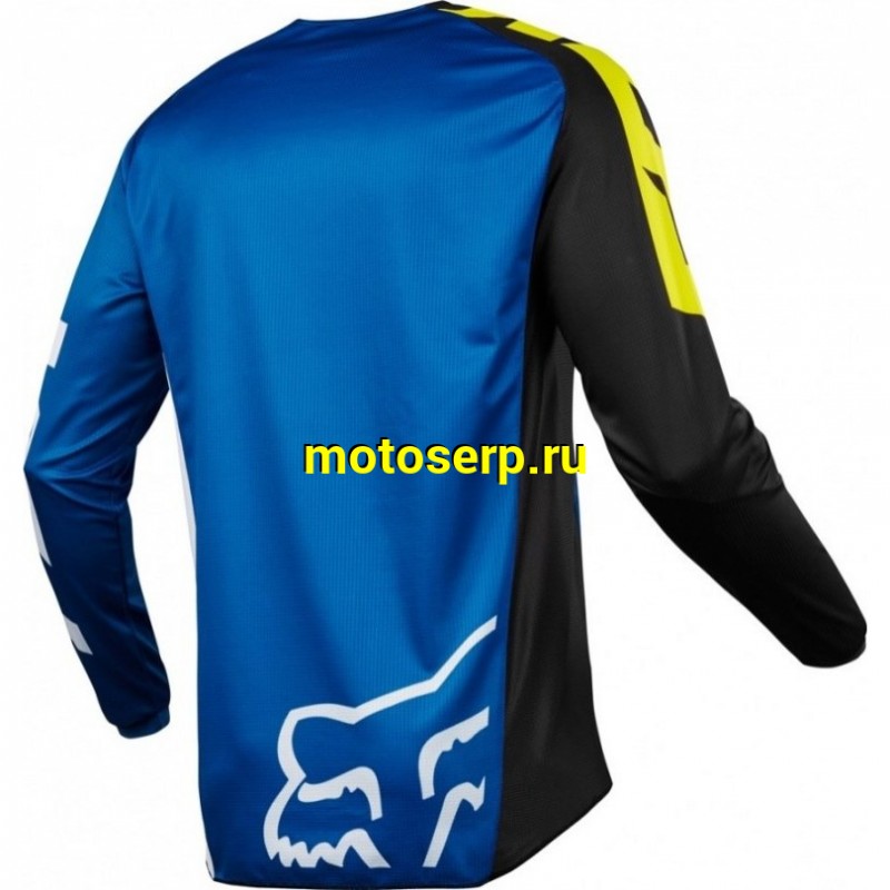 Купить  Джерси (футболка для мотокросса) Fox 180 RACE синий M (шт) (МотоЯ купить с доставкой по Москве и России, цена, технические характеристики, комплектация фото  - motoserp.ru